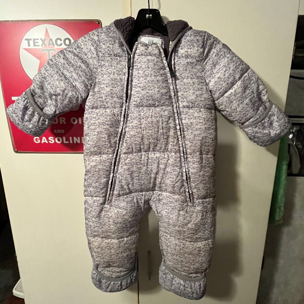 GAP Kids Gray Puffer Jacket
